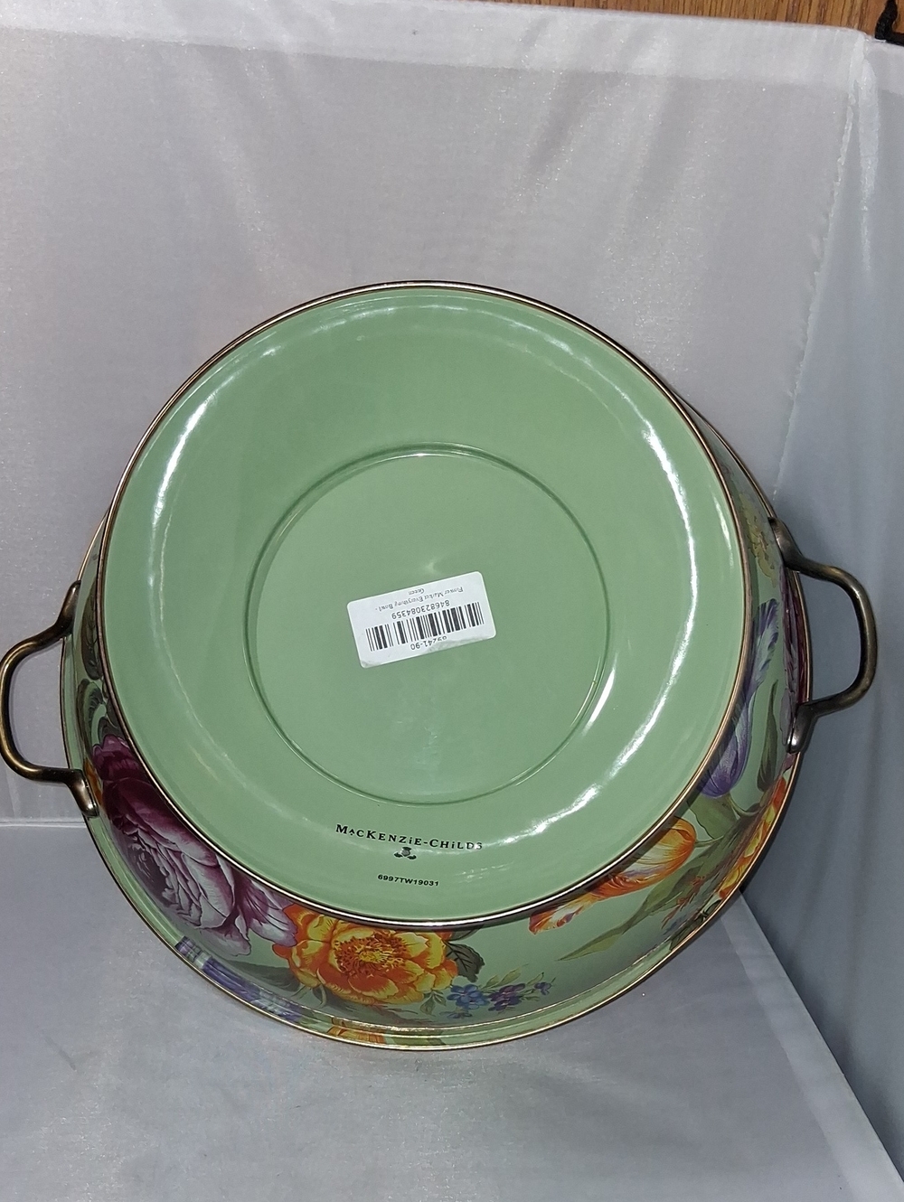 MacKenzie-Childs green Flower Market set - Picture 13 of 16